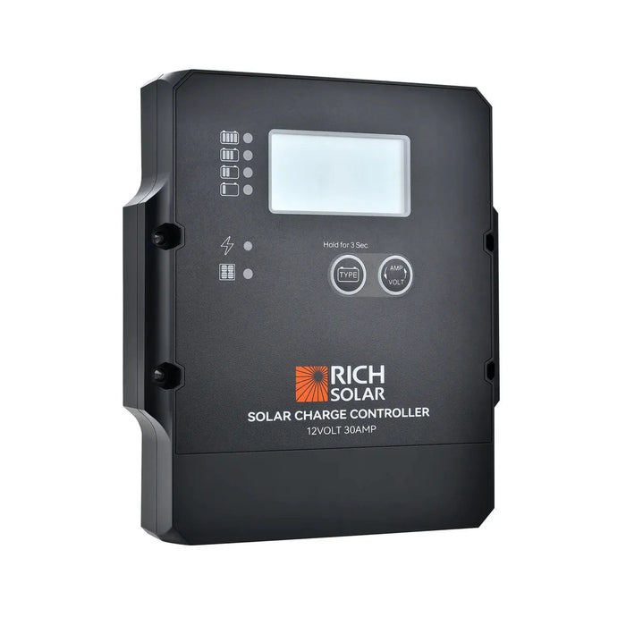Rich Solar | 30A 12V PWM Solar Charge Controller for RV & Off-Grid Systems