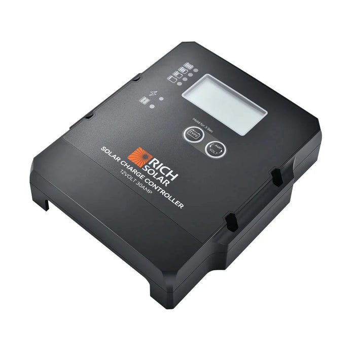 Rich Solar | 30A 12V PWM Solar Charge Controller for RV & Off-Grid Systems