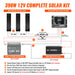 Rich Solar | 390W Slim Solar Kit for Vans, RVs, and Off-Grid Systems