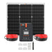 Rich Solar | 50 Watt Solar Kit | 50W Panel + 20A MPPT Controller + Wiring & Mounting Brackets