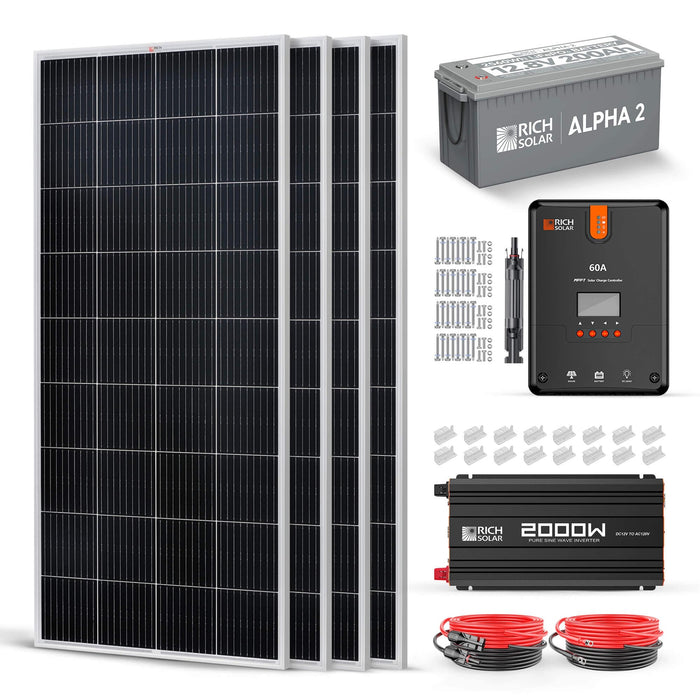 Rich Solar | 800 Watt Complete Solar Kit