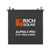 Rich Solar | ALPHA 5 PRO | 51.2V 100Ah LiFePO4 Battery | Premium 48V Server Rack Lithium Battery | 7,000 Lifetime Cycles | 10 Year Warranty | UL1973, UL9540A Certified