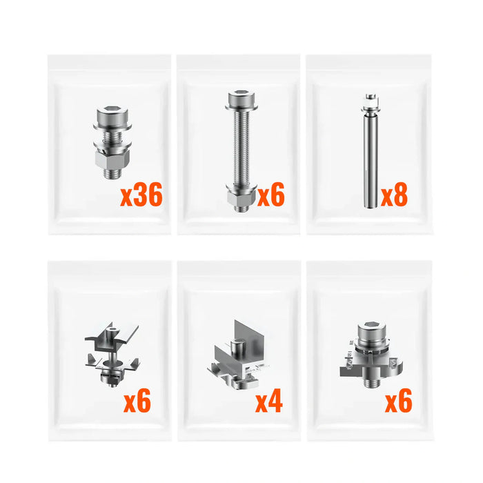 Rich Solar | Adjustable Solar Ground Mount Brackets for MEGA 200, 220, and 250 Panels 1–4 Panels
