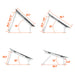 Rich Solar | Adjustable Solar Ground Mount Brackets for MEGA 200, 220, and 250 Panels 1–4 Panels