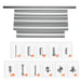 Rich Solar | Adjustable Solar Ground Mount Brackets for MEGA 200, 220, and 250 Panels 1–4 Panels
