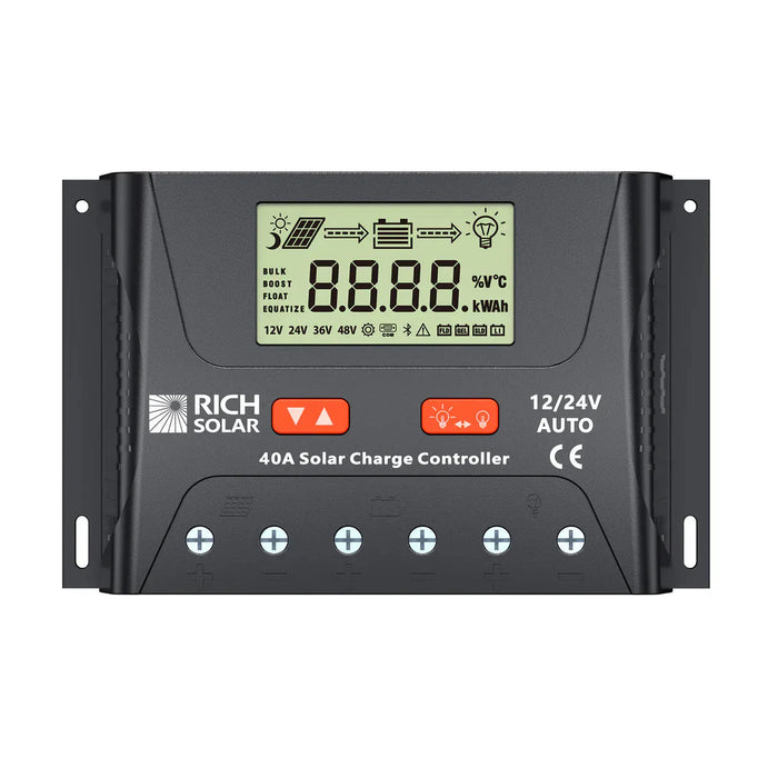 Rich Solar | BRAVO LEGEND 40 – 40A PWM Solar Charge Controller 12V/24V Auto
