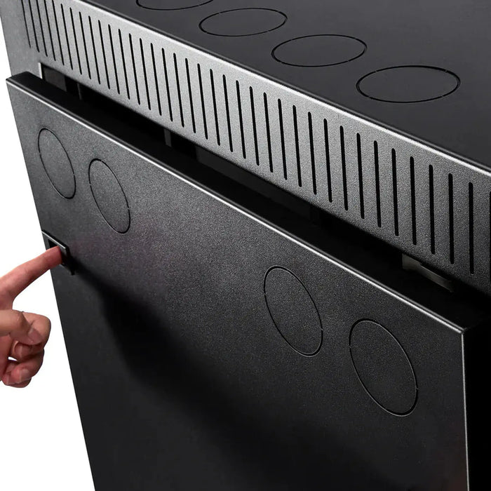 Rich Solar | Battery Server Rack for ALPHA 5 PRO – 6-Slot Enclosed Cabinet