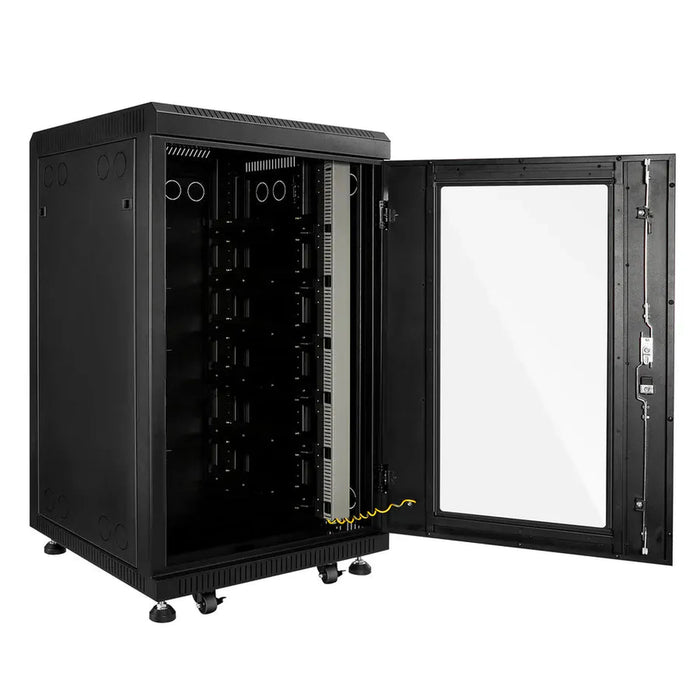 Rich Solar | Battery Server Rack for ALPHA 5 PRO – 6-Slot Enclosed Cabinet