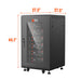 Rich Solar | Battery Server Rack for ALPHA 5 PRO – 6-Slot Enclosed Cabinet