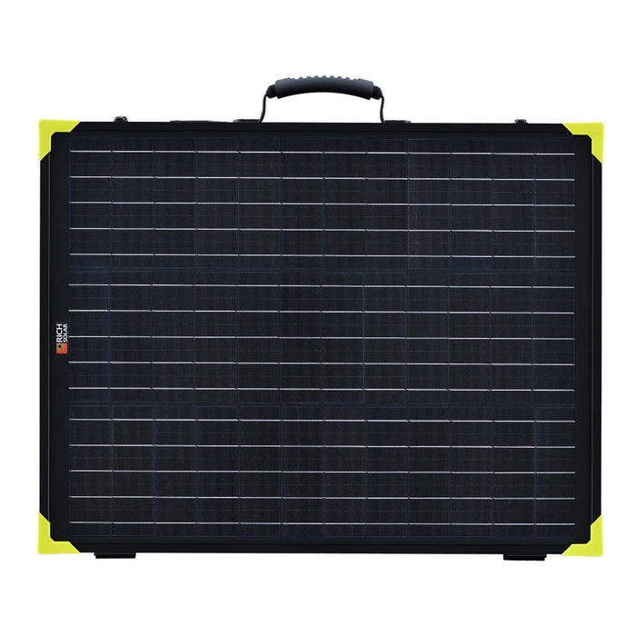 Rich Solar | MEGA 100 Portable Briefcase Charging Kit | 100 Watt Portable Solar Panel | Premium 12V Portable Solar Panel | High Efficiency BACKORDER