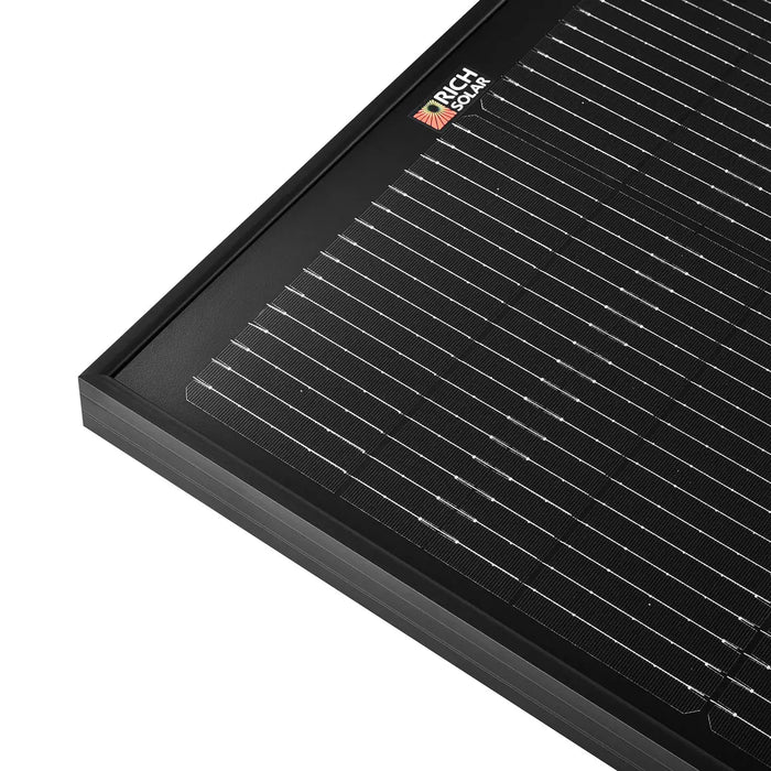 Rich Solar | MEGA 100 Slim 100W 12V Narrow Solar Panel for Vans, Boats, and Off-Grid Use