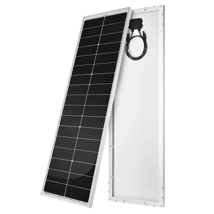 Rich Solar | MEGA 100 Slim 100W 12V Narrow Solar Panel for Vans, Boats, and Off-Grid Use