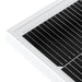 Rich Solar | MEGA 130 SLIM | 130 Watt Slim Solar Panel | Compact 12V Narrow Panel for Vans, Campers, Boats | UL Certified