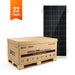 Rich Solar | MEGA 200 12V 200W Solar Panel with 3/4" Z Brackets