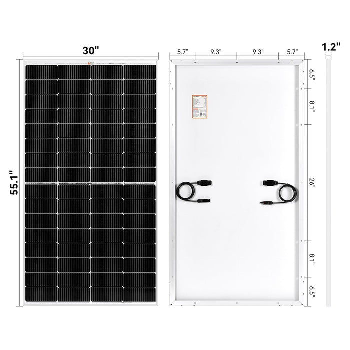 Rich Solar | MEGA 220 | 220 Watt Solar Panel | Premium 12V Off-Grid Solar Panel for RVs, Cabins, Boats | 25-Year Output Warranty | UL Certified