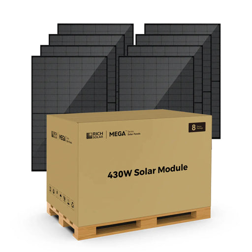 Rich Solar | MEGA 430 Bifacial 430W N-Type Solar Panel for Grid-Tie and Off-Grid Systems