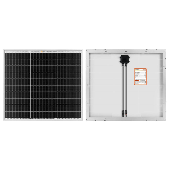 Rich Solar | MEGA 50 | 50 Watt Solar Panel | Compact 12V Off-Grid Solar Panel for Boats, Vans, Trailers | 25-Year Output Warranty | UL Certified