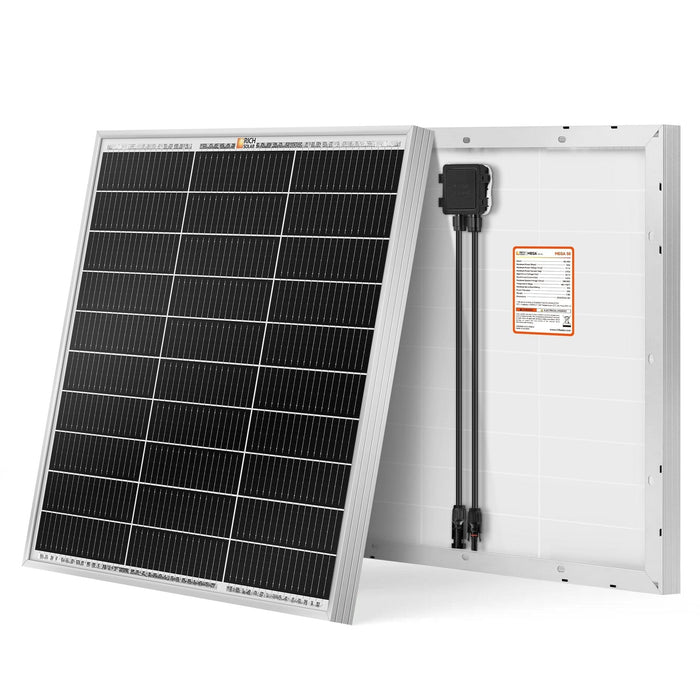 Rich Solar | MEGA 50 | 50 Watt Solar Panel | Compact 12V Off-Grid Solar Panel for Boats, Vans, Trailers | 25-Year Output Warranty | UL Certified