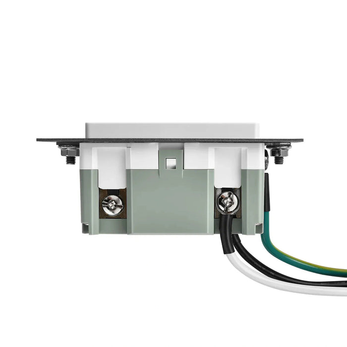 Rich Solar | Slim 20 Amp GFCI Outlet with Self-Test, Tamper-Resistant Design, and LED Indicator