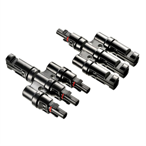 Rich Solar | Y Branch Parallel Connectors 3-to-1 | 3-to-1 Weatherproof Parallel Connectors for Solar Panels | Easy Install