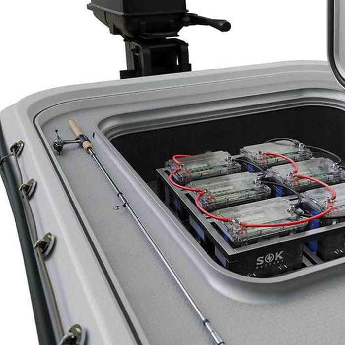 SOK Battery | 12V 100Ah LiFePO₄ Battery with Bluetooth, Clear Sealed Box