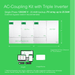 Schneider | AC Coupling with Triple Inverter System Bundle | 20400W 120/240v Output | 25500W PV Input BNDL-S0002