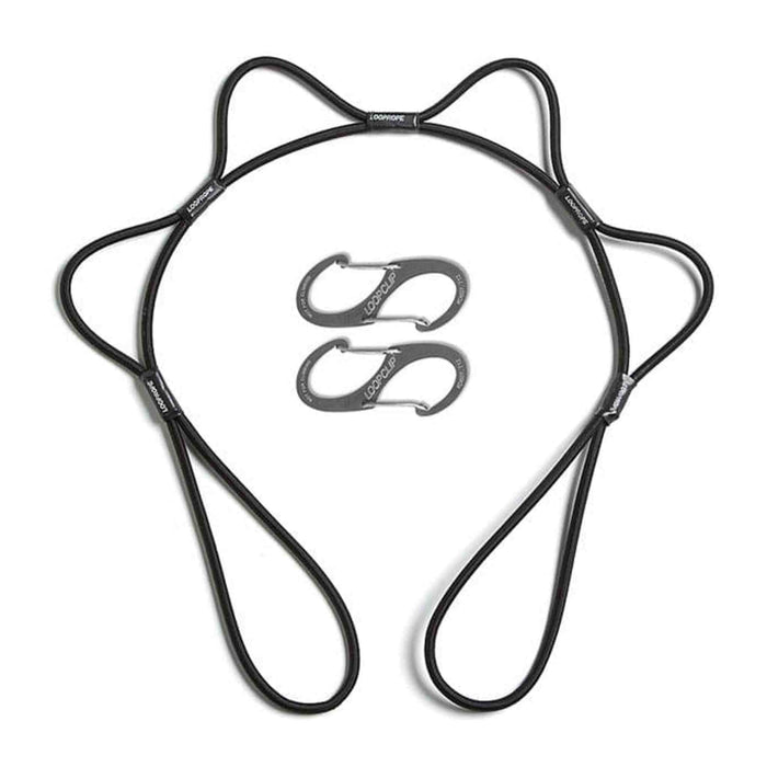 Sea Eagle | Loop Rope 3' Black with 2 clips