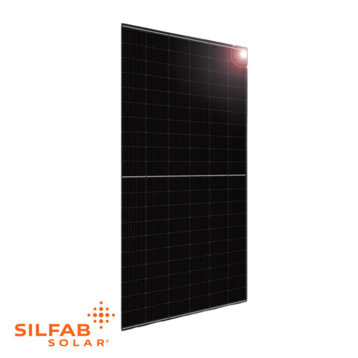 Silfab | 380W Mono Solar Panel Black | Manufactured in USA | SL-380 HC | MINIMUM PURCHASE: 10