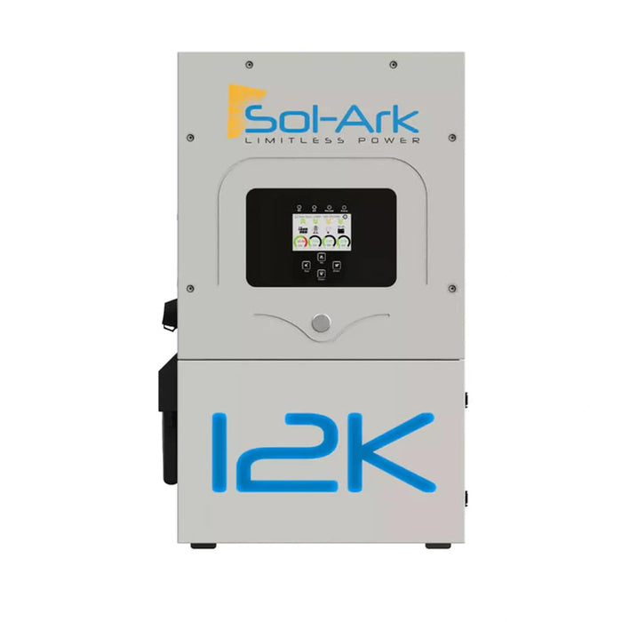 Sol-Ark | 12K-2P 120/240/208V 48V All-In-One Pre-Wired Hybrid Solar Inverter | 10-Year Warranty