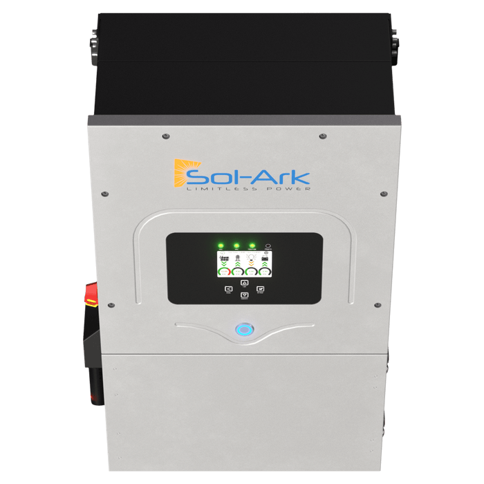 Sol-Ark | 12K-2P 120/240/208V 48V All-In-One Pre-Wired Hybrid Solar Inverter | 10-Year Warranty