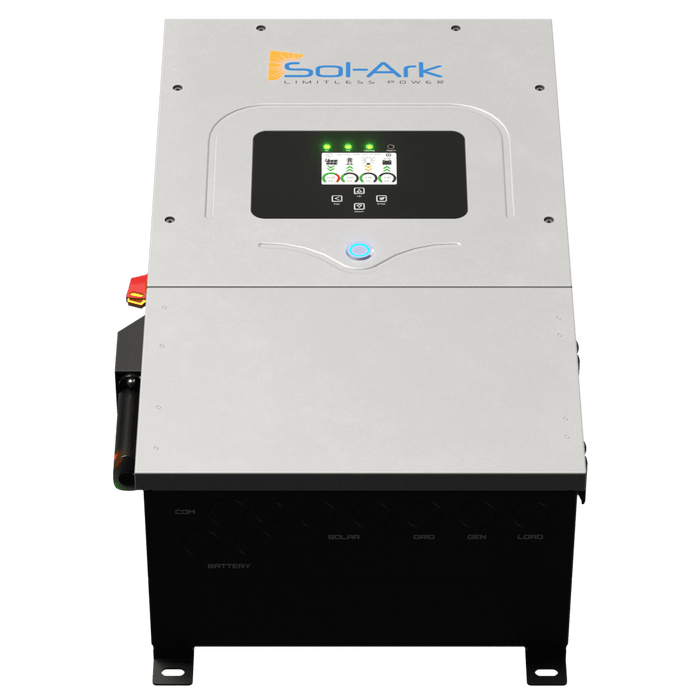 Sol-Ark | 12K EMP Hardened | All-In-One Pre-Wired Hybrid Solar Inverter | 120/240/208V 48V | 10-Year Warranty