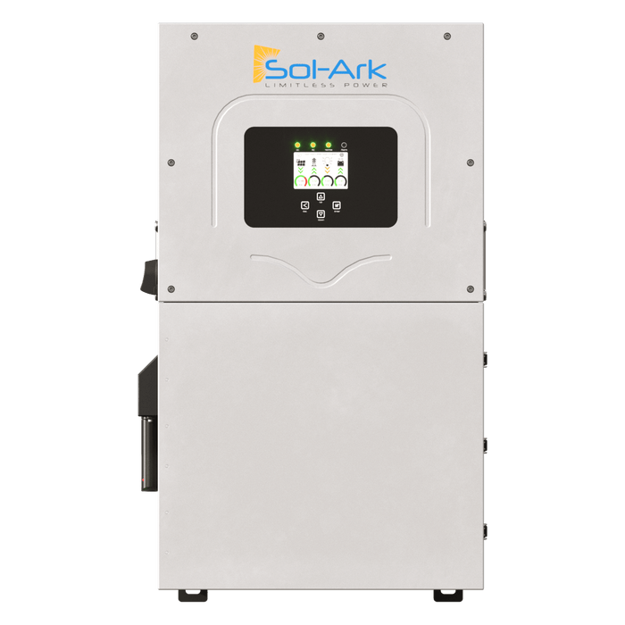 Sol-Ark | 15K All-In-One Hybrid Solar Inverter | 120/240/208V 48V Pre-Wired | 10-Year Warranty