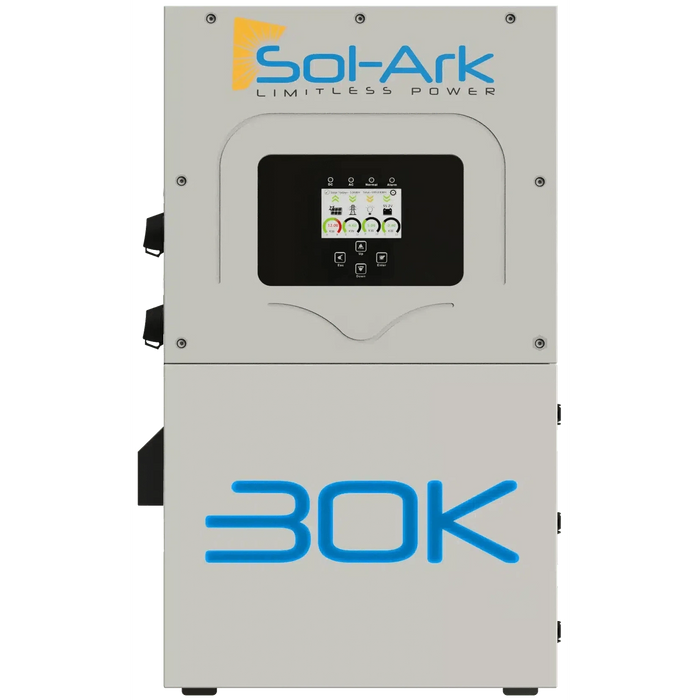 Sol-Ark | 30K Hybrid 3 Phase Solar Inverter | 30K-3P-208V | 10-Year Warranty