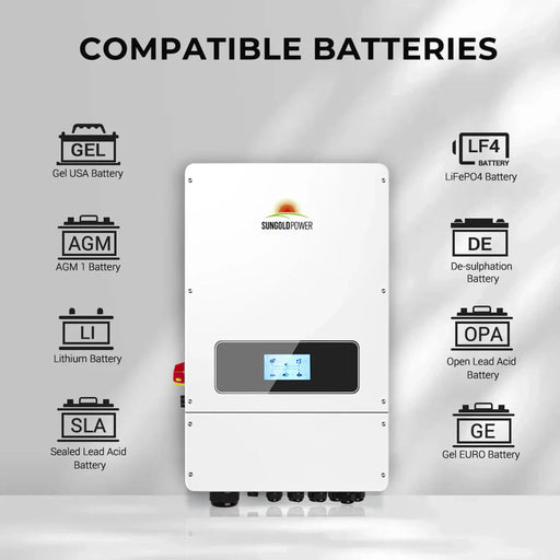 SunGold Power | 10KW Hybrid Inverter 48V Split Phase