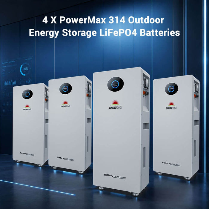 SunGold Power | 24KW Off‑Grid Solar Kit with 61.44kWh Lithium Battery and 31 × 590W Panels
