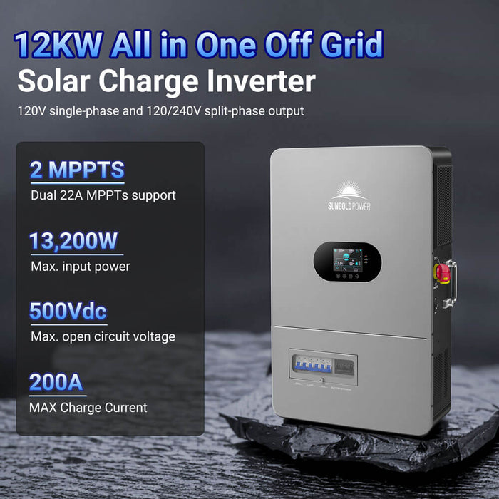 SunGold Power | 24KW Off‑Grid Solar Kit with 61.44kWh Lithium Battery and 31 × 590W Panels