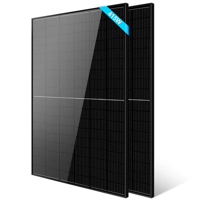 SunGold Power | 415W Mono Black Perc Solar Panel Full Pallet 32 Panels