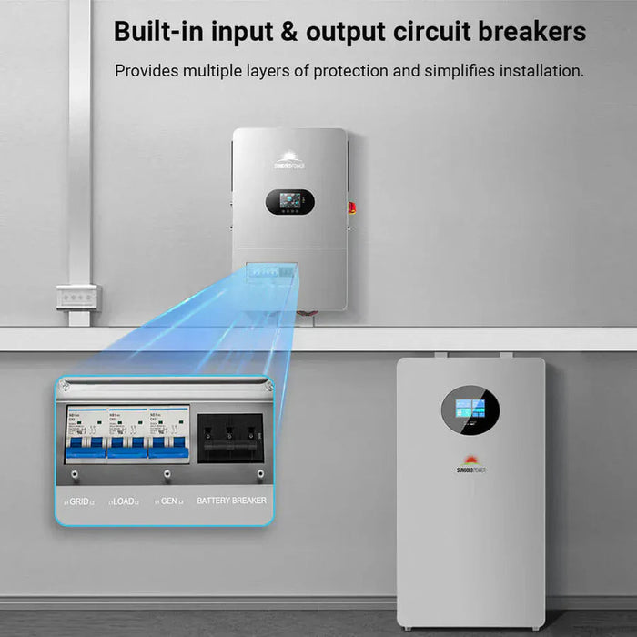 SunGoldPower | 12KW All in One Off Grid Solar Inverter FR12K-B