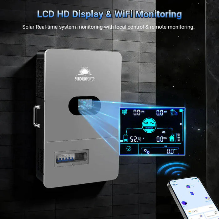 SunGoldPower | 12KW All in One Off Grid Solar Inverter FR12K-B