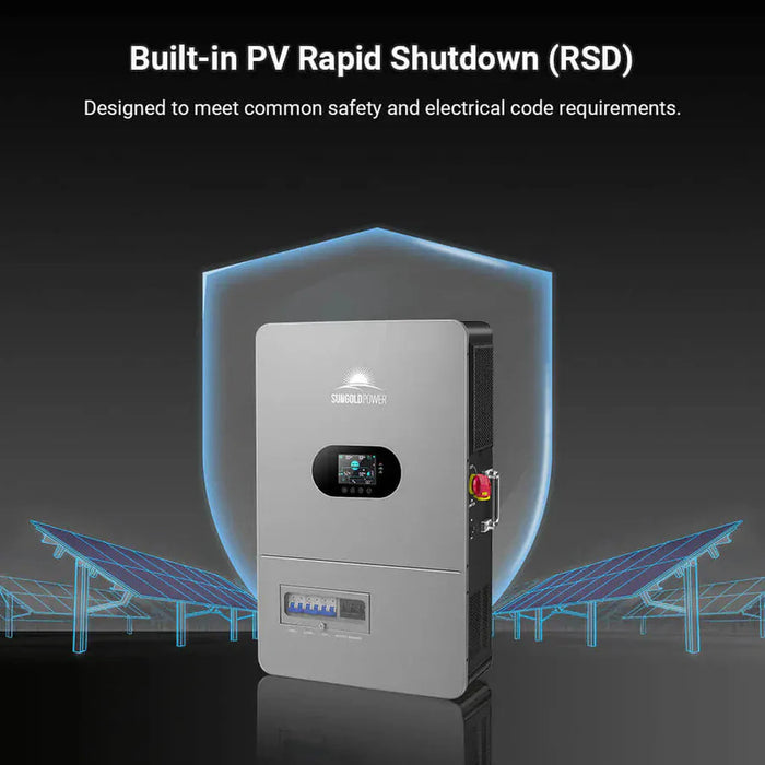 SunGoldPower | 12KW All in One Off Grid Solar Inverter FR12K-B