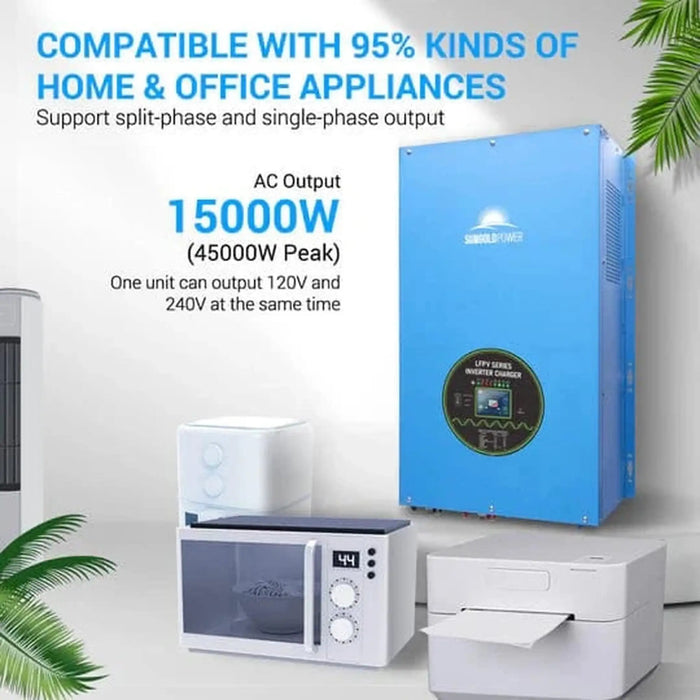 SunGoldPower | 15000W 48V Split Phase Pure Sine Wave Inverter Charger image 15