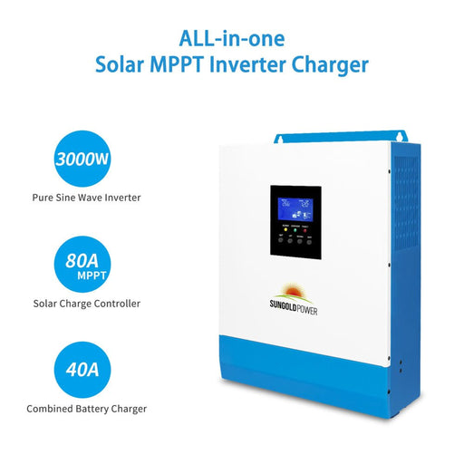 SunGoldPower | 3000W 24V Solar Inverter Charger