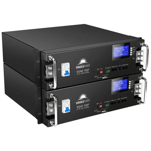 SunGoldPower | 48V 100AH Server Rack LiFePO4 Lithium Battery SG48100P