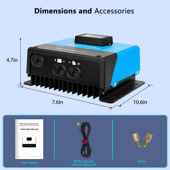 SunGoldPower | 60 Amp MPPT Solar Charge Controller