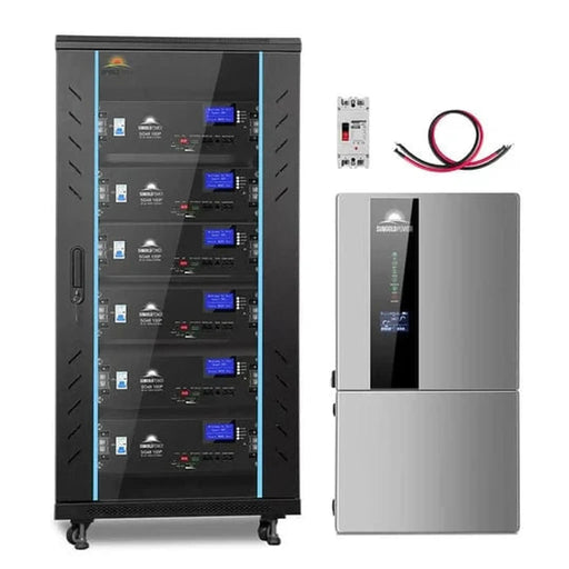 SunGoldPower | Hybrid Solar Kit 11.4KW 48V Split Phase 30.72KWH Lithium Battery SGH-11N3E-s