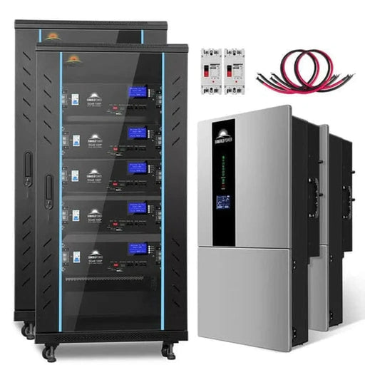 SunGoldPower | Hybrid Solar Kit 11.4KW 48V Split Phase 51.2 KWH Lithium Battery SGH-11N5E-s