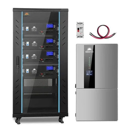SunGoldPower | Hybrid Solar Kit 11.4KW 48V Split Phase 20.48KWH Lithium Battery SGH-11N2E-s