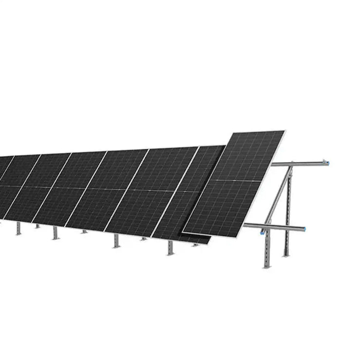 SunGoldPower | Modular & Expandable Ground Mount Brackets for 2× 400W–590W Solar Panels | Heavy-Duty Adjustable image 1