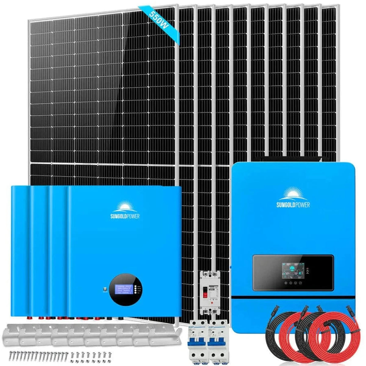 Off Grid Solar Kit – 10 x 550W Panels - Solar Guys Pro