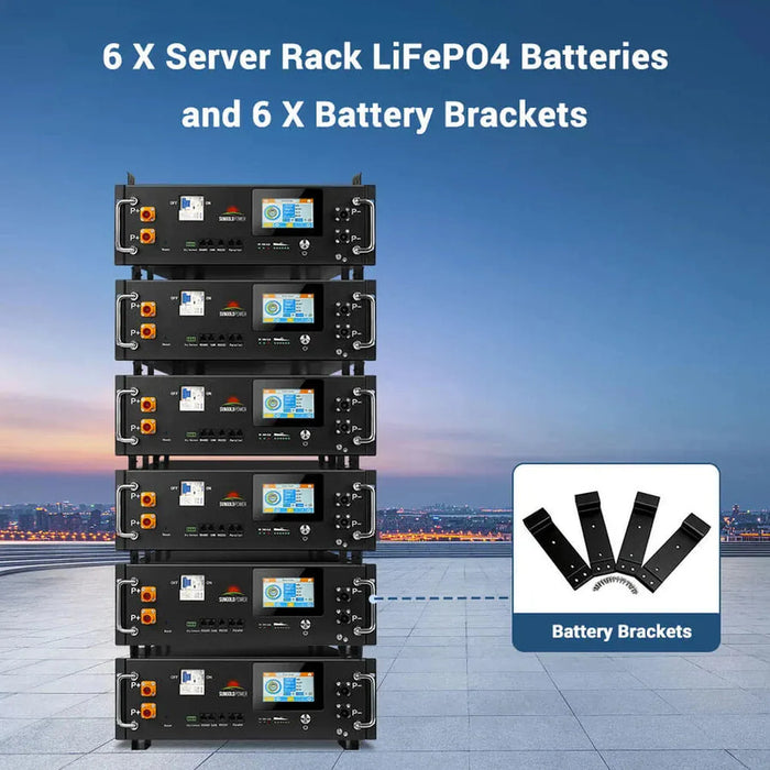 SunGoldPower | Off-Grid Solar Kits 18kW Options 120V/240V with 48v LiFePO4 Lithium Batteries & 415w Solar Panels SGR-18K20E
